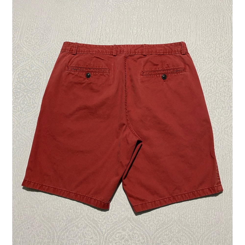 Hudson North Mens Shorts Size 32 Red‎ Chino Casual Walking